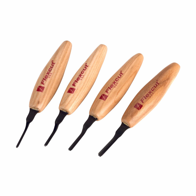 Sweeps/Gouges Micro Tool Set - 4 Piece
